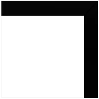 Hometrends Miroir en aluminium pleine longueur, 27x70po, noir brossé