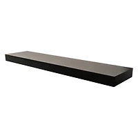 Hometrends 35 inch Floating Shelf Black, 35" Black Floating Shelf