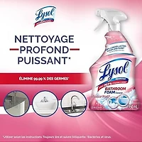 Spray nettoyant pour salle de bain Lysol, Mousse de salle de bain, Fraîcheur d'été, élimine les résidus de savon 950 ml