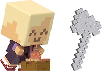 Minecraft Mini Mode Mining Action Figures with Reveal, Accessory & Moldable Sand (Characters May Vary)