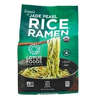 Lotus Foods - Gâteaux aux Nouilles Ramen au Riz aux Perles de Jade Biologique, 283g Lotus Foods - Ramen de Riz aux Perles de Jade Biologique, 283g