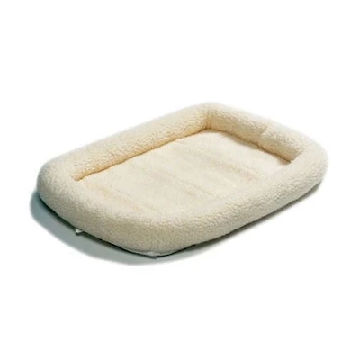 Midwest Homes For Pets Midwest Quiet Time Natural Fleece Dog Bed