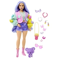 Barbie Doll with Pet Koala, Barbie Extra, Kids Toys and Gifts