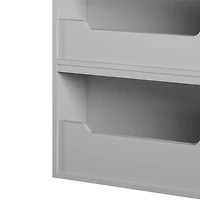 Ameriwood Home Tyler Kids Craft Desk, Dove Gray