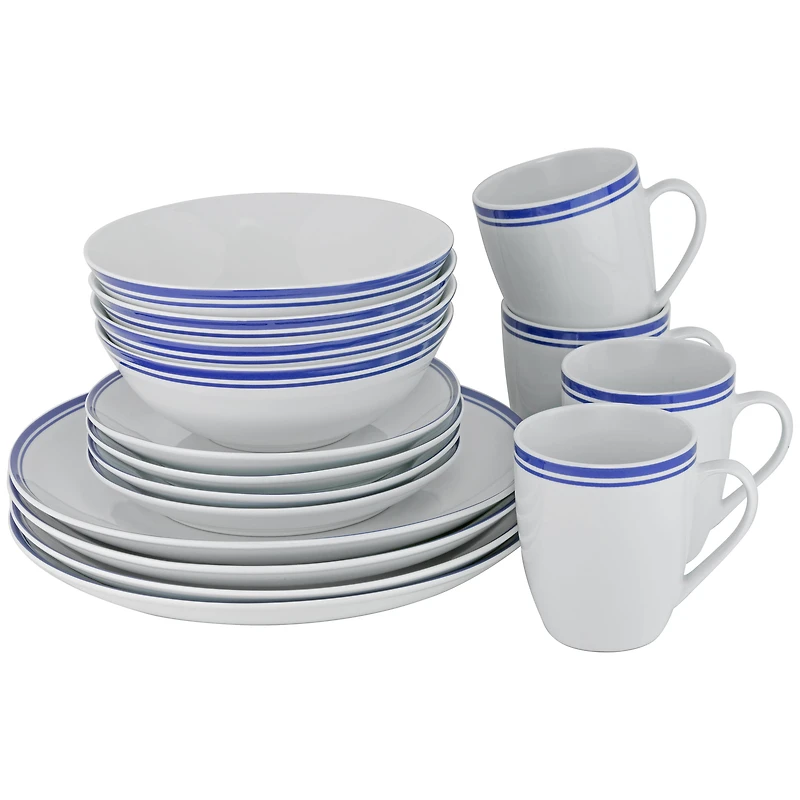 Service de vaisselle 10 pièces Simply Coupe 10 Strawberry Street, bleu