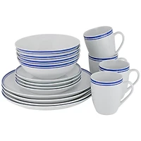 Service de vaisselle 10 pièces Simply Coupe 10 Strawberry Street, bleu