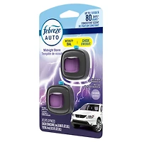 Febreze Car Air Freshener, Odor-Fighting Automotive Vent Clip, Midnight Storm Scent, 4ML
