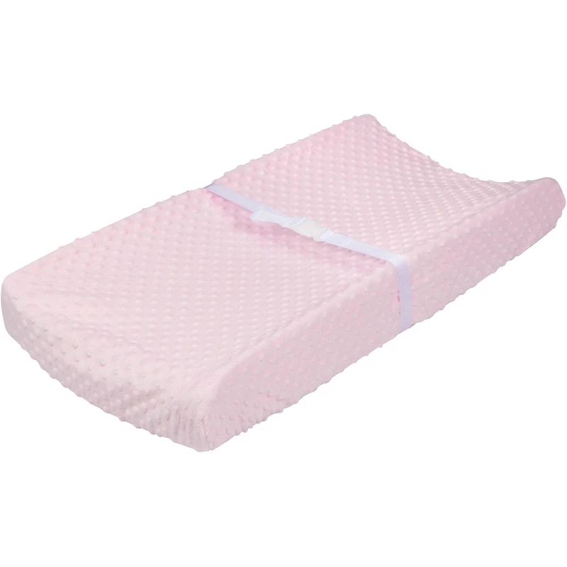 Gerber Baby Girls Dotted Light Pink Changing Pad Cover