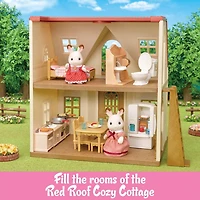 Calico Critters Playful Starter Furniture Set, Dollhouse Furniture Set with Figure and "Working" Appliances
