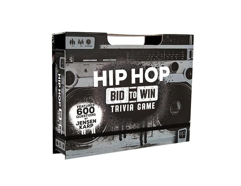 USAopoly Hip Hop Bid to Win Trivia Game