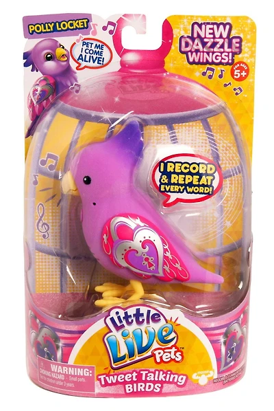 Little Live Pets Polly Locket Bird Toy