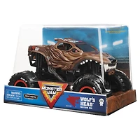 Monster Jam, Monster truck Wolf's Head officiel, véhicule en métal moulé à collectionner, échelle 1:24