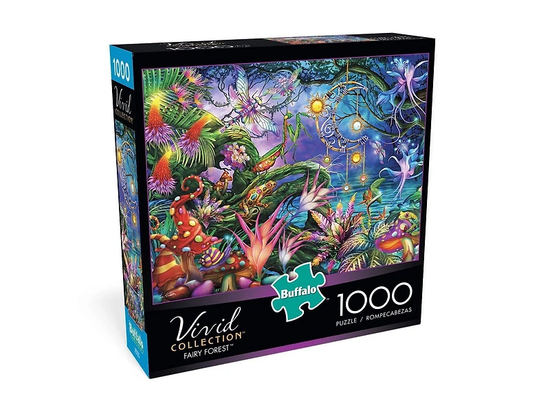 Buffalo Games - Vivid Collection - Fairy Forest - 1000 Piece Jigsaw Puzzle
