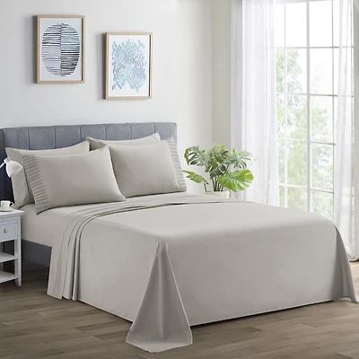 Marina Decoration Ultra Soft Silky Deep Pocket Solid Rayon from Bamboo Bedding All Season Sheet Set