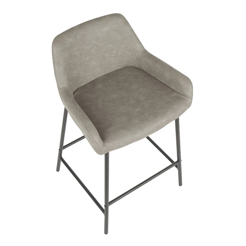 Daniella Industrial Counter Stool by LumiSource