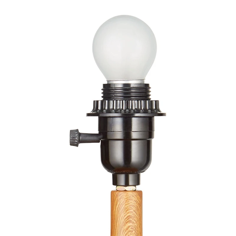 hometrends Table Lamp, 18 in., wood finish