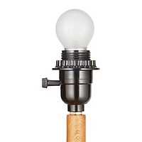 hometrends Table Lamp, 18 in., wood finish