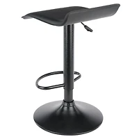 Tabourets pivotants réglables en obsidienne Winsome, ensemble de 2 pièces, noir