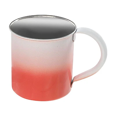 IH Casa Decor En Acier Inoxydable Ombre Tasse Orange - Ensemble De 2