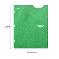 Porte-document à 4 pochettes Five Star vert