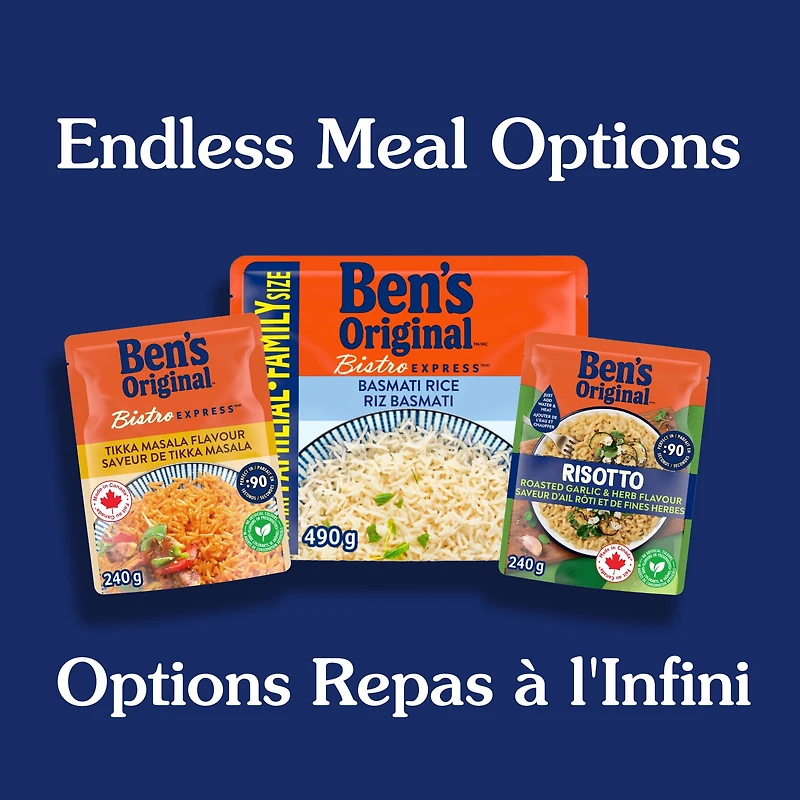 BEN'S ORIGINAL Risotto Roasted Garlic & Herb Flavour, 240g Pouch, Ben's Original Garlic Risotto