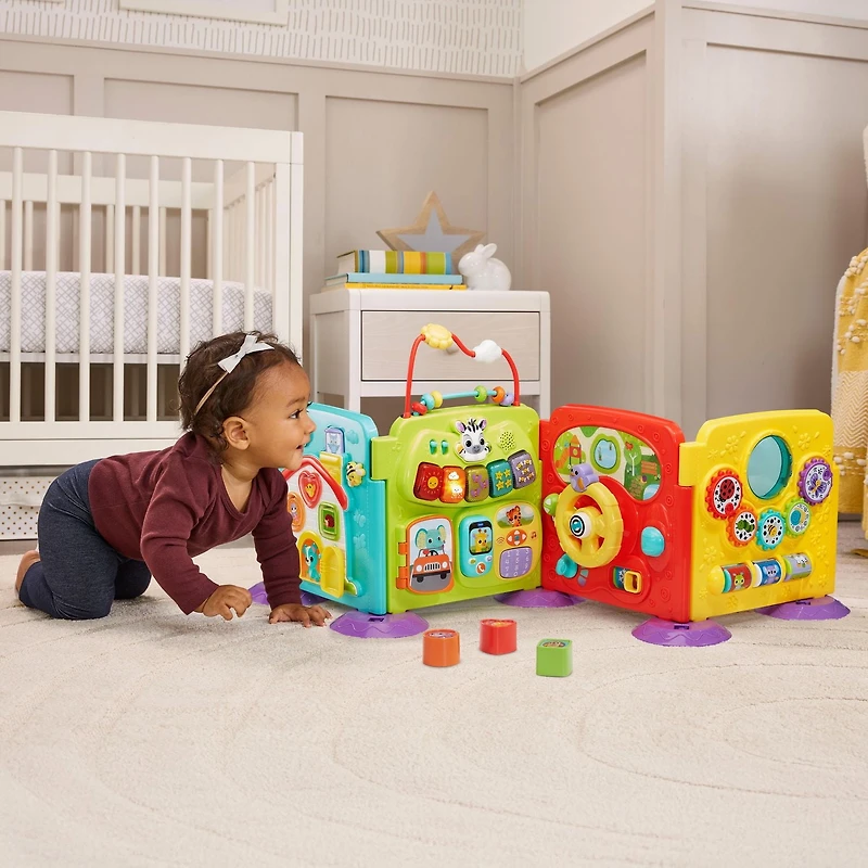 VTech Baby 4-in-1 Steps & Stages Activity Center With Movable Panels - Walmart Exclusive - English Version, 3+ Months, 3+ Months