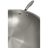 Verka 3-Ply Stainless Steel Copper Hammered Wok, 28cm