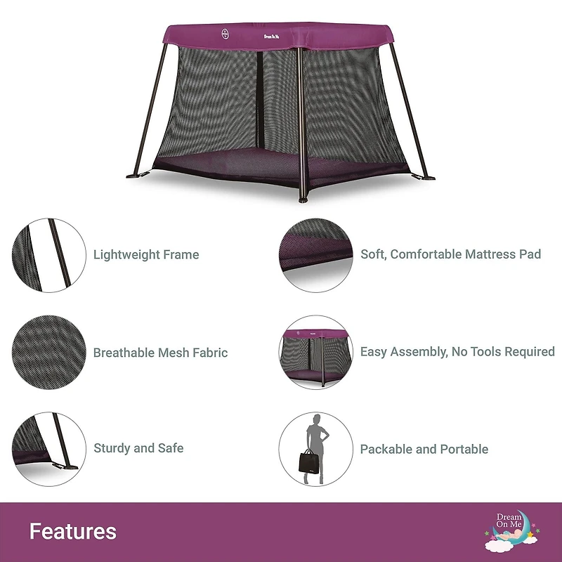 Dream On Me Travel Light Playard, Model #437