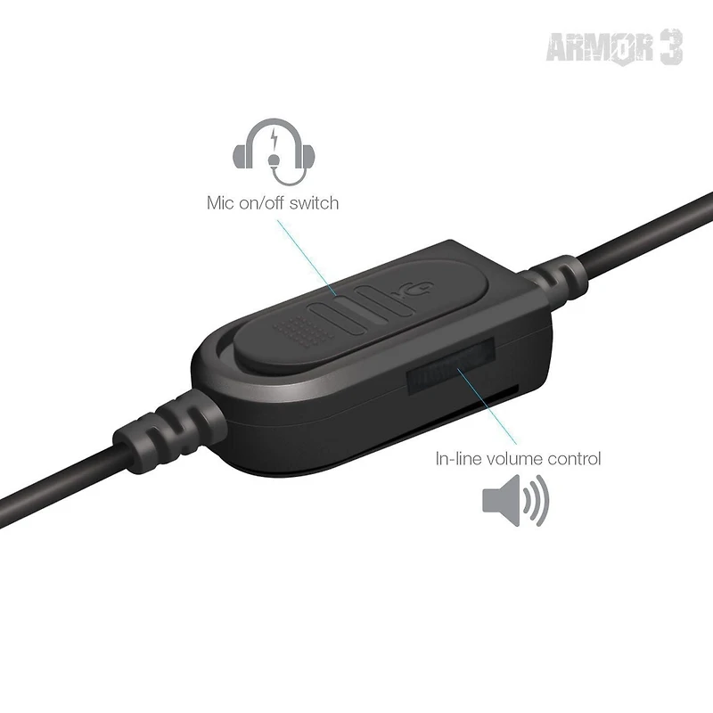 Casque de jeu universel Hyperkin SoundTac pour Nintendo Switch®/PS4®/Xbox One®/Wii U®/Xbox 360®/PC/Mac® (rouge) - Armor3