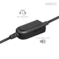 Casque de jeu universel Hyperkin SoundTac pour Nintendo Switch®/PS4®/Xbox One®/Wii U®/Xbox 360®/PC/Mac® (rouge) - Armor3