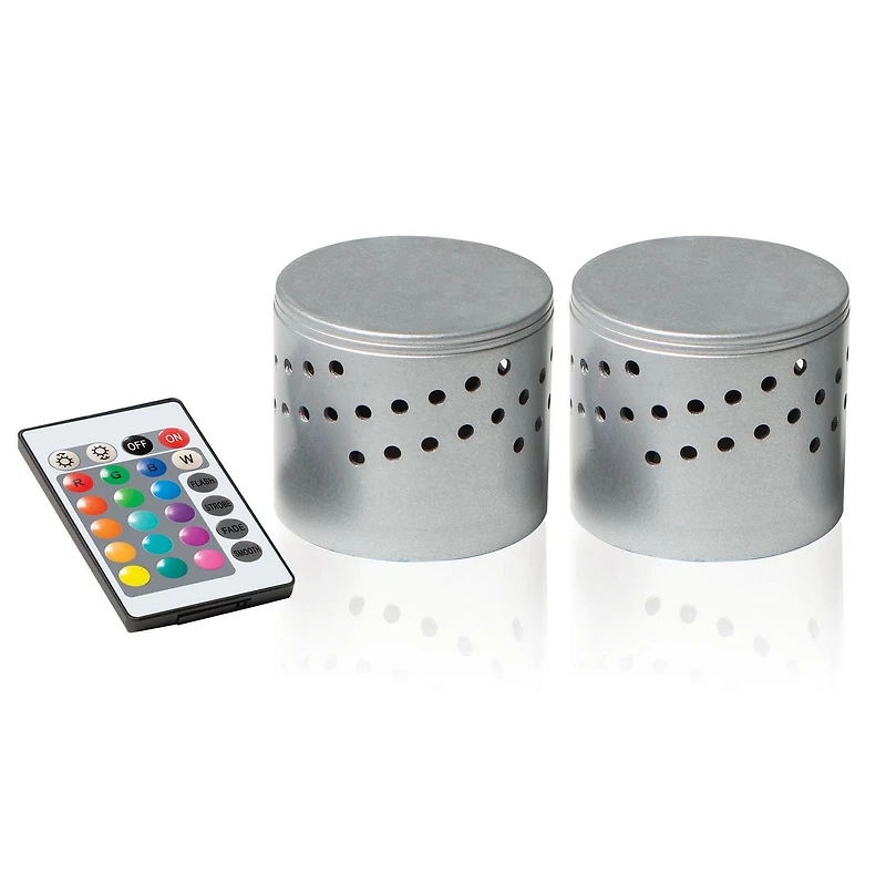 Merkury MultiGlo 360 LED Multicolore Mur ou Plafonnier Lumières d'ambiance Lumiéres pour mur ou plafond