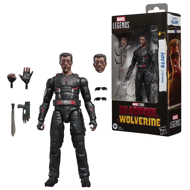 Marvel Legends Series, figurine Blade de Deadpool & Wolverine de Marvel Studios