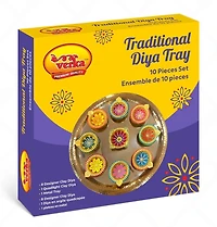 Verka 9 piece diya set