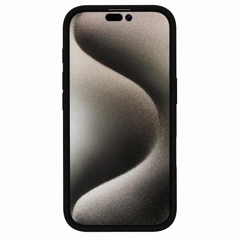 Blu Element Étui en Silicone avec MagSafe Noir pour iPhone 16