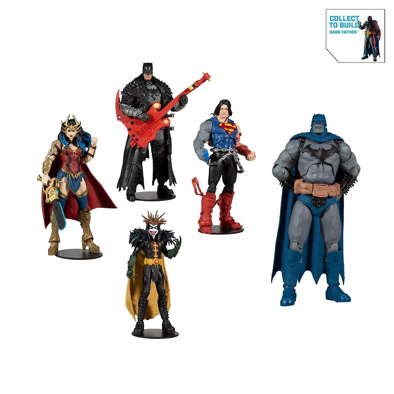 McFarlane Toys - DC Multiverse - Dark Nights Death Metal - Batman Figure with Build-A Darkfather Pieces