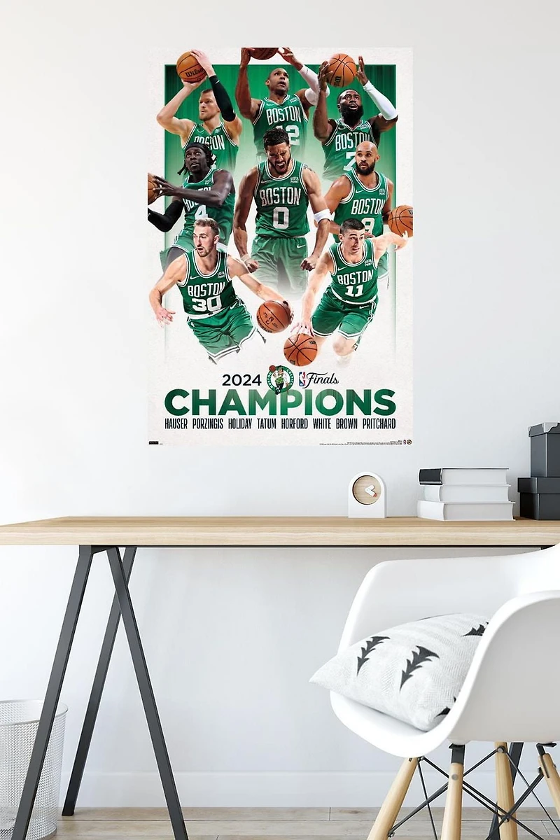 NBA Boston Celtics - 2024 NBA Finals Champions Wall Poster