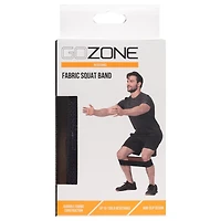 GoZone Solid Fabric Resistance Band – Black/Orange, Non-slip design