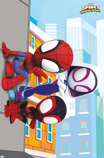 Marvel Spidey and His Amazing Friends - Wall Wall Poster, 22.375" x 34"