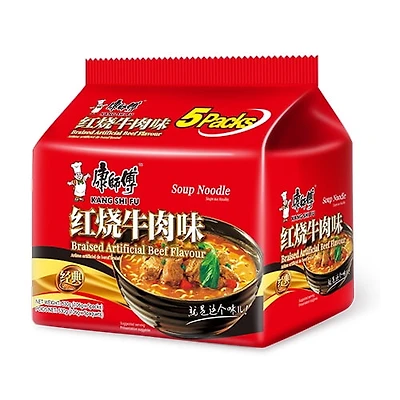 Kangshifu Instant Noodle-- Braised Artificial Beef Flavor