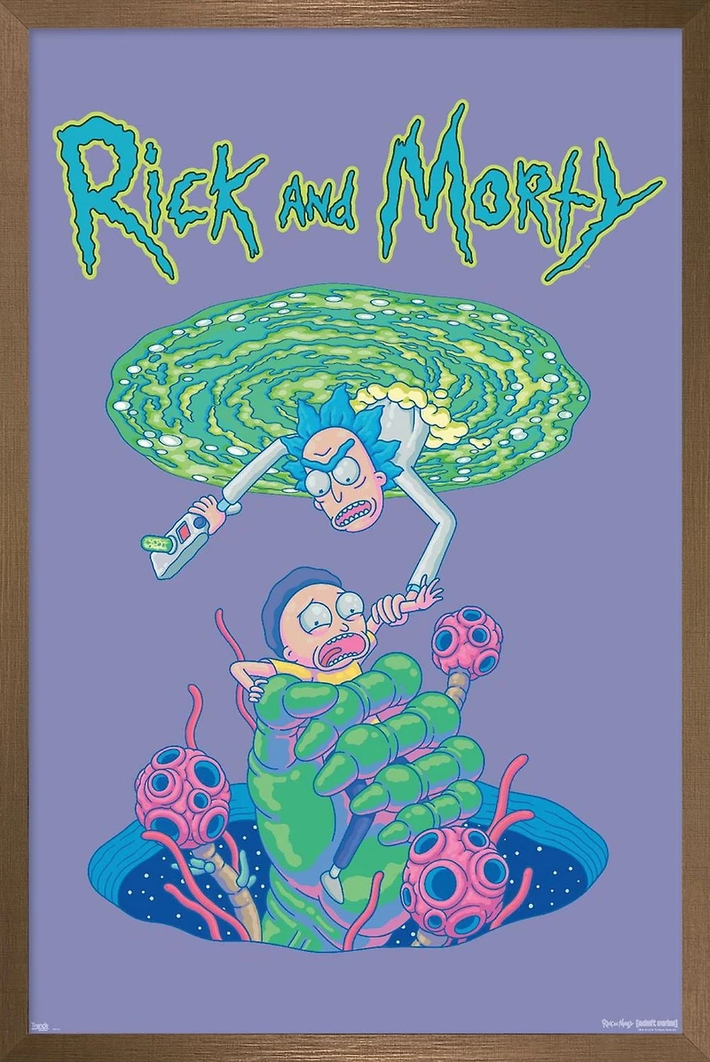 Rick And Morty - Portal Fall Wall Poster, 22.375" x 34"