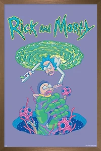 Rick And Morty - Portal Fall Wall Poster, 22.375" x 34"