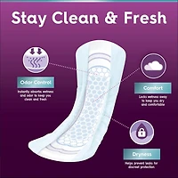 Poise Ultra Thin Postpartum Incontinence Pads, Maximum Absorbency, Long Length, 34 Count, PSE UT WNG MAX 34