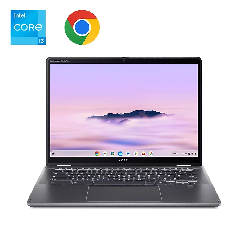 Acer Chromebook Plus Spin 514 (CP514-4HN-354D) 14" FHD+ IPS Touch Intel Core i3‑1315U 8GB DDR5 256GB SSD