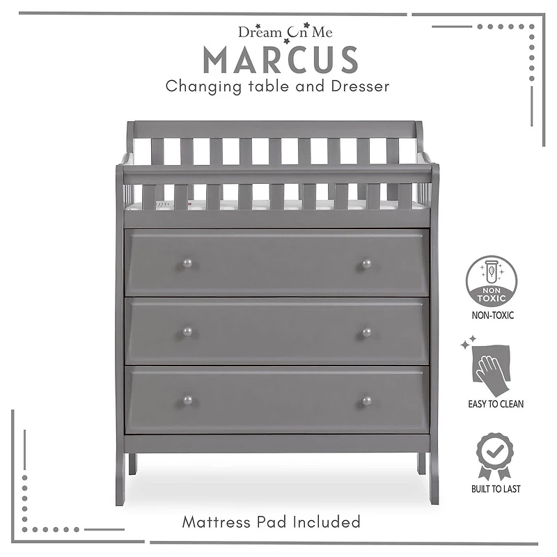 Dream On Me Marcus changing Table and Dresser