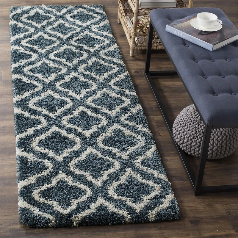 Safavieh Hudson Louise Tapis Géométrique Shag