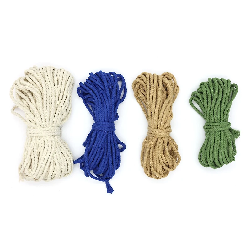 UNIQUE CREATIV CRAFT Macramé Coaster Kit – Multi-Colour, 3 pcs, Age 8+, Beginner, 15.5 cm SOUSVERRES MACRAME