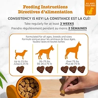 Zesty Paws Mâches Molles Probiotiques, Flore Intestinale et Complément Digestif pour Chiens, Saveur de Citrouille, 60 Pq 60 Mâches