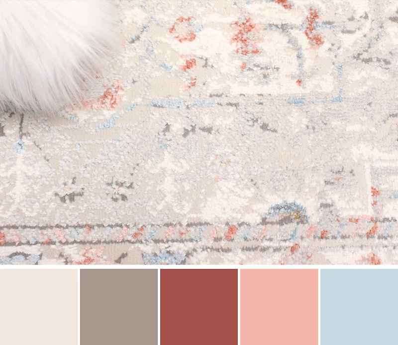 ECARPET Efes Traditional Area Rug for Living Room, Bedroom, Dining Entrance, Hallway and More