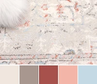 ECARPET Efes Traditional Area Rug for Living Room, Bedroom, Dining Entrance, Hallway and More