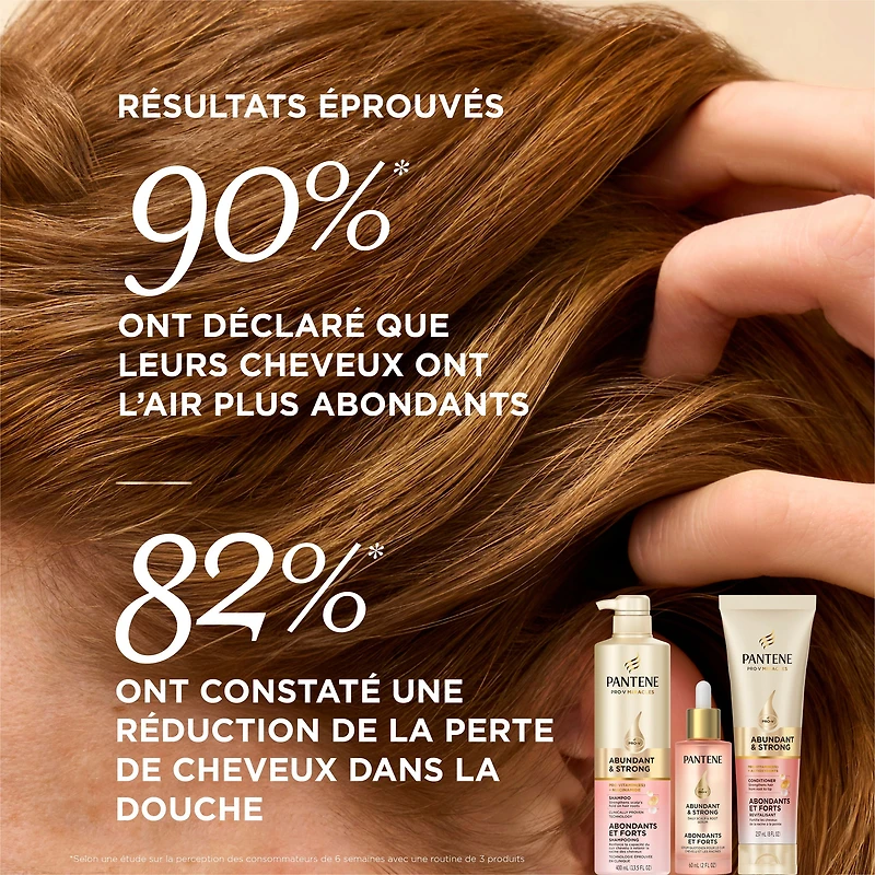 Pantene Abundant & Strong Shampoo with Pro-Vitamin B5 Complex and Niacinamide